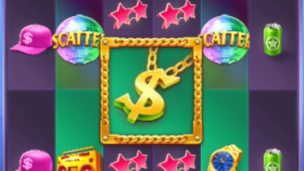 Party Ape slot game screen featuring vibrant neon jungle party theme